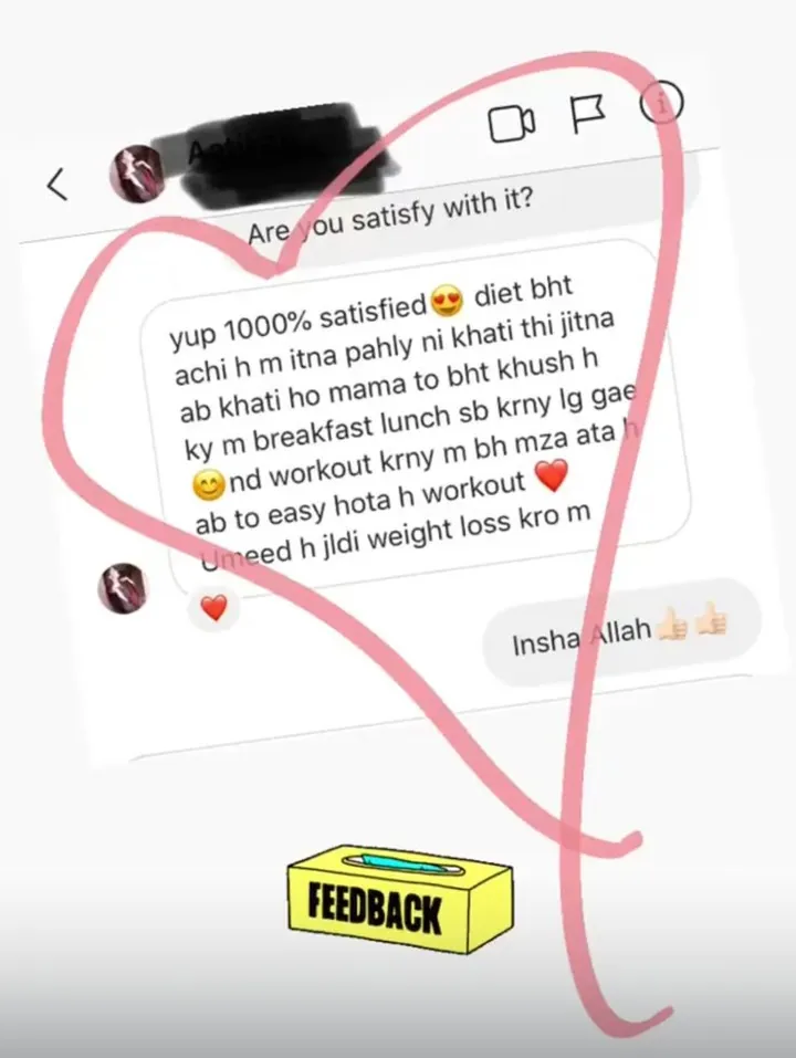 Screenshot of a client message to Dr. Abeera, shared with permission (24 of 28)