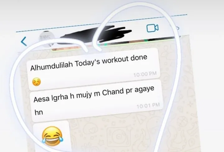 Screenshot of a client message to Dr. Abeera, shared with permission (21 of 28)